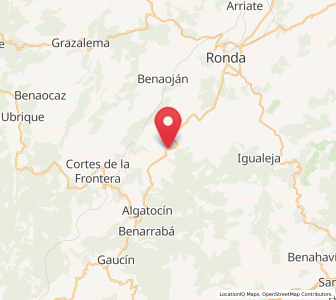 Map of Atajate, Andalusia