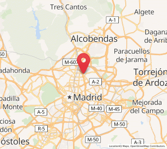 Map of Atalaya, Madrid