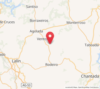 Map of Az, Galicia