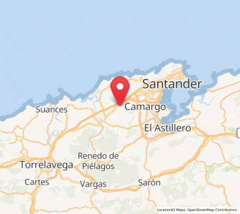Map of Azoños, Cantabria