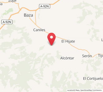 Map of Balax, Andalusia