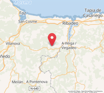 Map of Balboa, Galicia