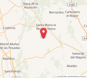 Map of Balisa, Castille and León