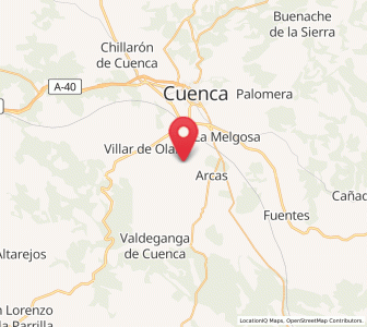 Map of Ballesteros, Castille-La Mancha