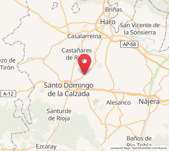 Map of Bañares, La Rioja