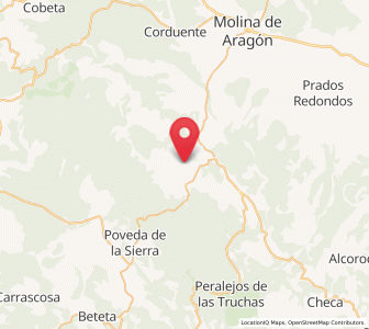 Map of Baños de Tajo, Castille-La Mancha