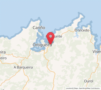 Map of Barbos, Galicia