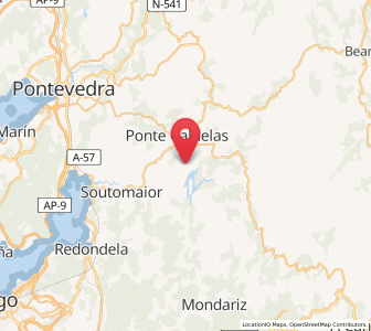 Map of Barbudo, Galicia