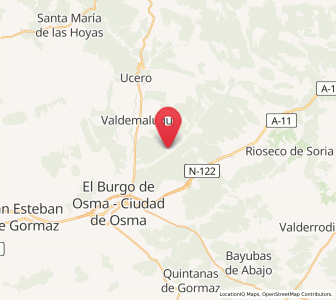 Map of Barcebal, Castille and León