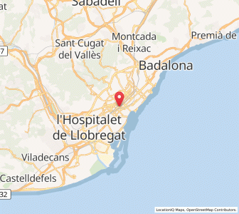 Map of Barcelona, Catalonia