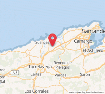 Map of Bárcena de Cudón, Cantabria