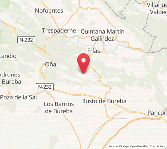 Map of Barcina de los Montes, Castille and León