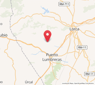 Map of Barranco de los Hilarios, Murcia