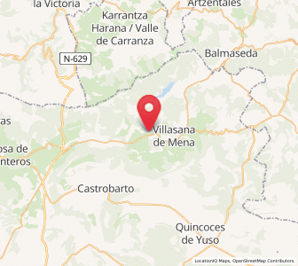 Map of Barrasa, Castille and León