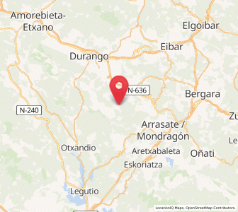 Map of Barrenkale, Basque Country