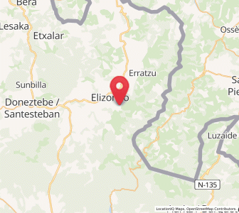 Map of Barrio Berro Auzoa, Navarre