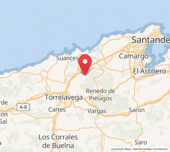 Map of Barrio de Rivas, Cantabria