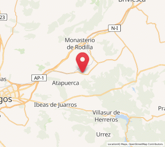 Map of Barrios de Colina, Castille and León