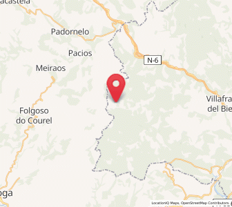 Map of Barrosas, Castille and León