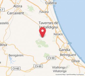 Map of Barx, Valencia
