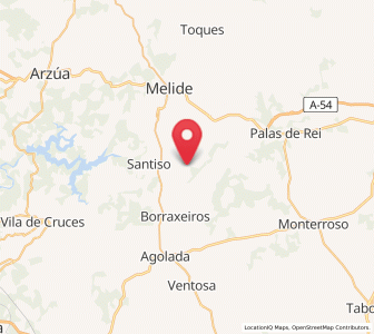 Map of Basadre, Galicia