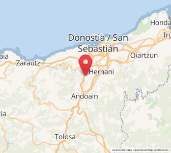 Map of Basaundi, Basque Country