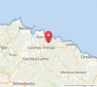 Map of Basetxeta-Atxoste, Basque Country