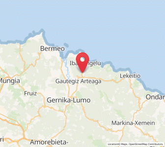 Map of Basetxeta, Basque Country