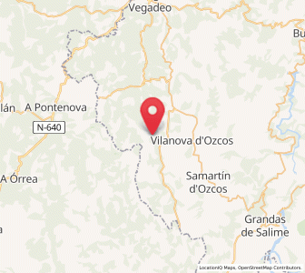 Map of Batribán, Asturias