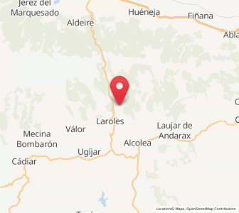 Map of Bayárcal, Andalusia
