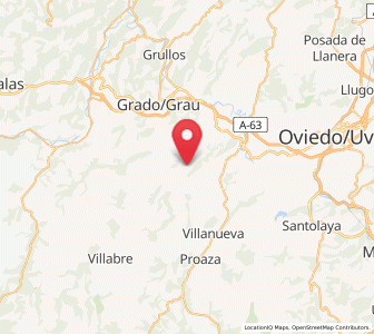 Map of Bayo, Asturias