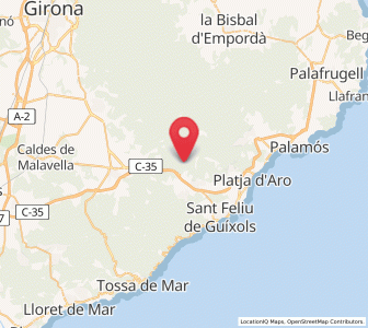 Map of Bell-Lloch, Catalonia