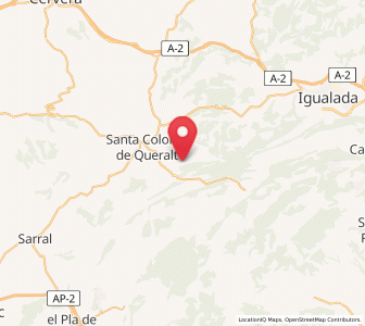 Map of Bellprat, Catalonia