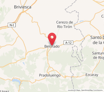 Map of Belorado, Castille and León