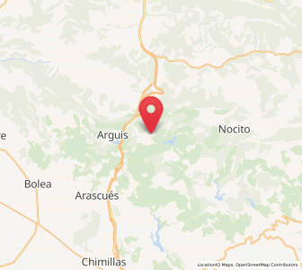 Map of Belsué, Aragon