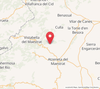 Map of Benafigos, Valencia