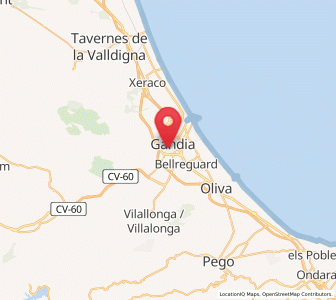 Map of Benipeixcar, Valencia
