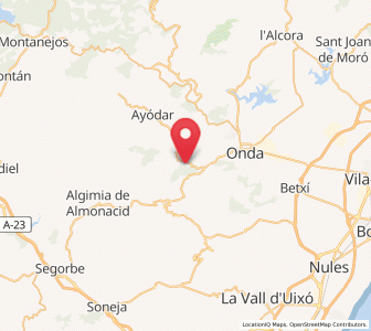Map of Benitandús, Valencia