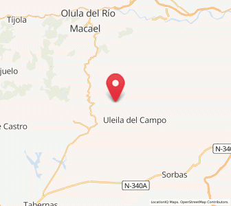 Map of Benizalón, Andalusia