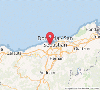 Map of Bentaberri, Basque Country
