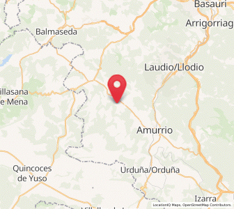Map of Beotegi, Basque Country