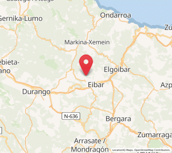 Map of Berano Txikia, Basque Country