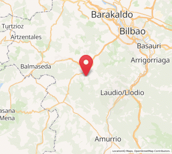Map of Beraskola, Basque Country