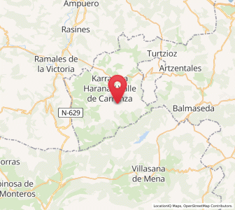 Map of Bernales, Basque Country