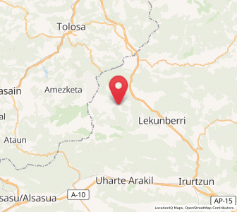 Map of Betelu, Navarre