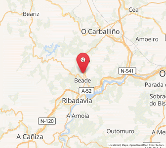Map of Bieite, Galicia