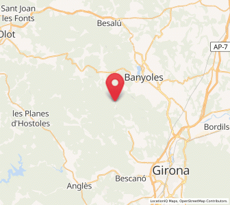 Map of Biert, Catalonia