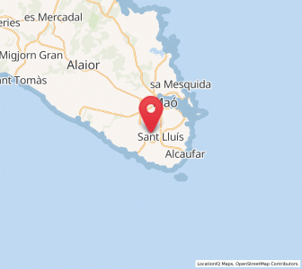 Map of Biniparrell, Balearic Islands