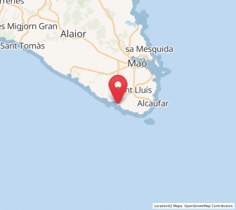 Map of Binissafuller, Balearic Islands
