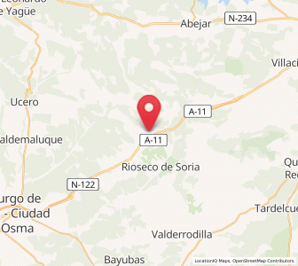 Map of Blacos, Castille and León